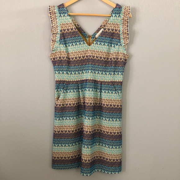 Anthropologie Dresses & Skirts - Anthro Tabitha tea house dress ruffle lace sheath.